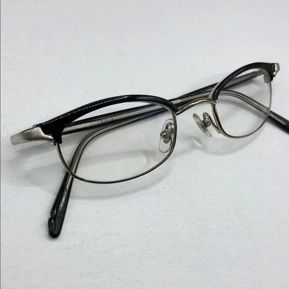 Hiero Japan Glasses Frames Full Rim 46-20-145 Slender Cat Eye Like
